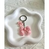 LAEKOU Cute Bow Keychain for Women, Key Chain Accessories for