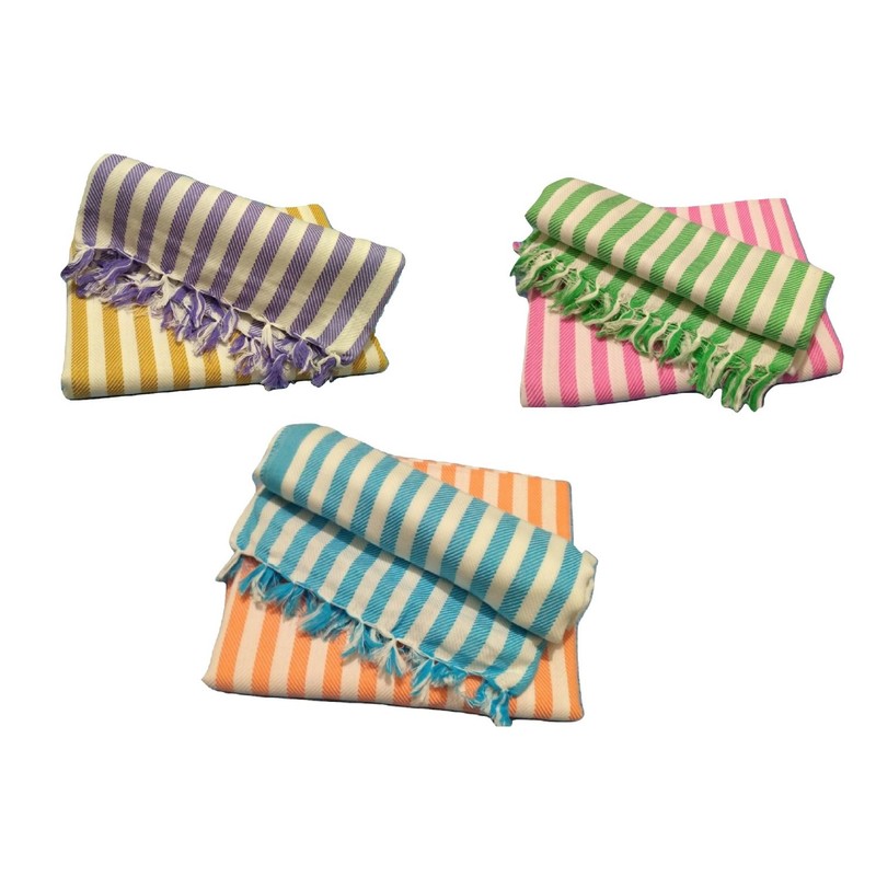 Cotton Colors 100% Cotton Bath Towels(Size: 30 60 Inches)-Pack of