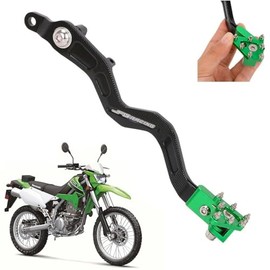 Power Parts Factory Rear Brake Pedal Folding Foot Lever CNC for Kawasaki KLX300R (2020-2024) KLX250/D-TRACKER (2001-2020) KLX300 (2021-2024) KLX300SM (2021-2024) | Replaces OEM Part 43001-0110