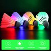10 pieces LED badminton balls, badminton shuttlecocks made of goose