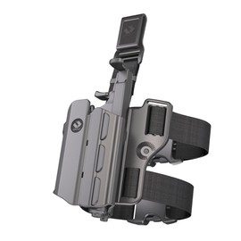 Orpaz T40 Adjustable and Modular RUS9 Holster Compatible with OWB Ruger Security 9 Holder w/Light/Laser/Sight/Optics, Medium, Drop-Leg Attachment - Will Secure Your Handgun with a Tactical Appearance