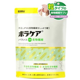 Dietary Fiber Supplement Tablets 【 Developed by the company of Boraginoel! 】 Borracare Balance with Dietary Fiber 30-Day Supply (Insoluble Dietary Fiber & Water-Soluble Dietary Fiber W Blend