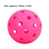 12PCS 74mm 40 Holes Pickleballs PE Plastic High Elasticity Pickleball