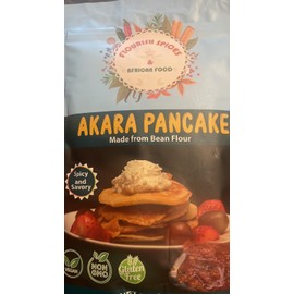 Flourish Spices | Akara Pancake / Waffle Mix | Nigerian Style Pancake Mix | Organic, Gluten Free, Dairy Free, Vegan Friendly and Deliciously All-Natural Baking Mix | True Nigerian Pancake Mix | 11Oz / Pack