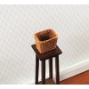 Dollhouse Wicker Style Basket Square 1:12 Scale Miniature Decor Accessories