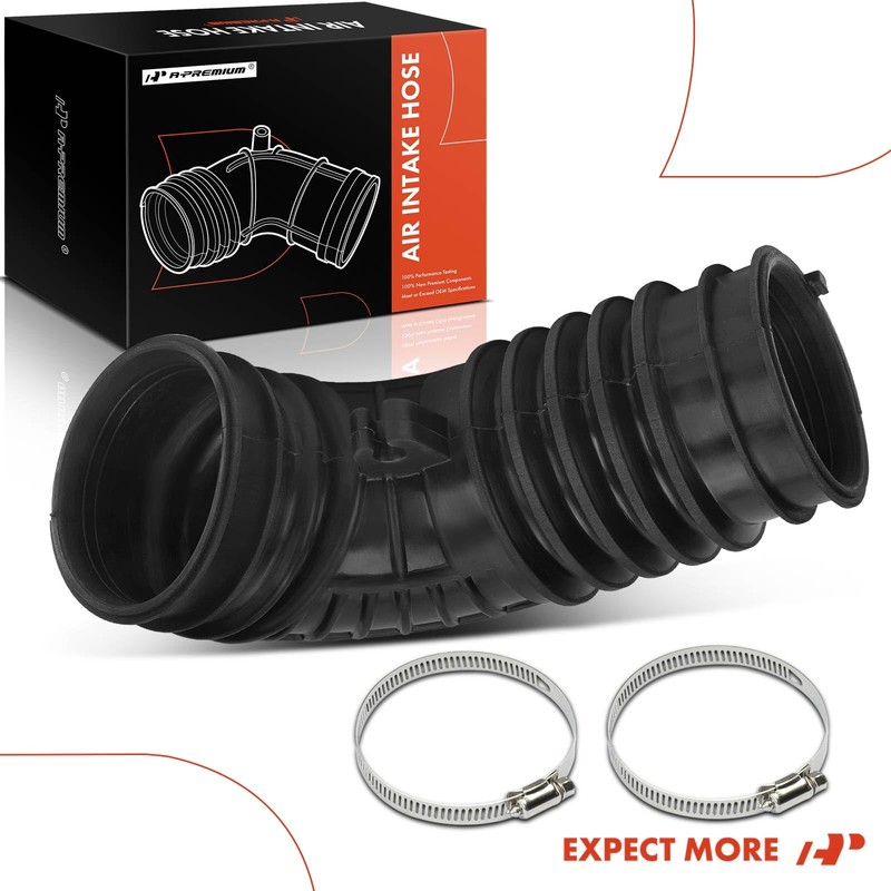 A-Premium Engine Air Cleaner Intake Hose W/Clamps Compatible with Acura