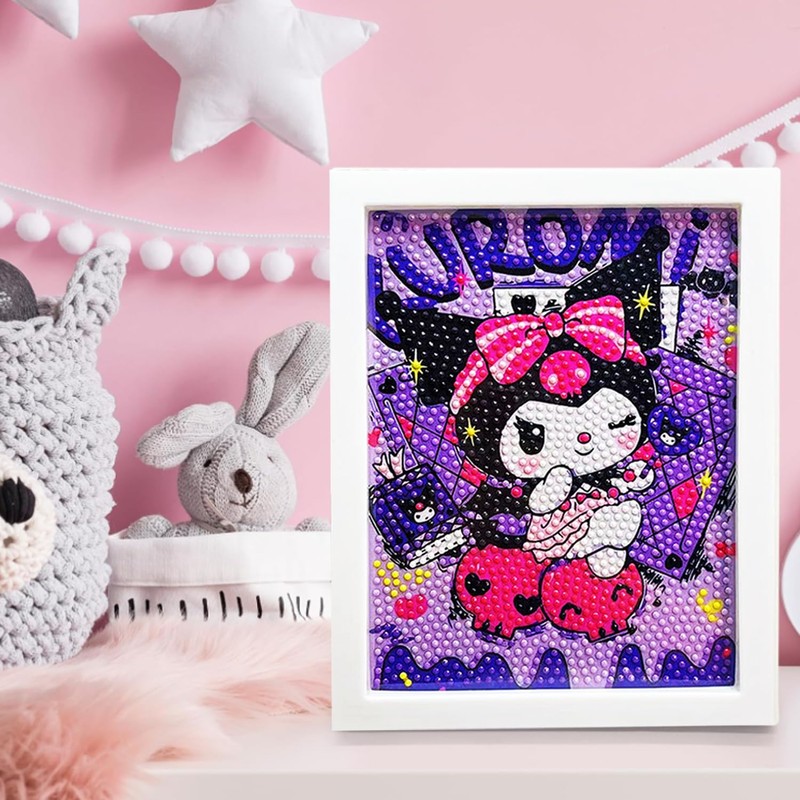 Diamond Painting Children's 2 Pieces, Cartoon Diamond Painting DIY, Diamond