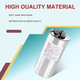 WRSXG 3313107.018 Capacitor High Heat Resistance Safe Explosion Proof Design 50+5μF 370VAC Ideal for AC Units Motors and RVs Compatible 3100248.487