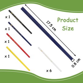 Sctmda Sewing Pencil, Pack of 10, Tailor's Chalk Pen, Fabric Chalk Pen, Fabric Marker Accessories, Dressmaker, Sewing Utensils, Marker Pen, Sewing Chalk, Marking for Dressmaking Crafts
