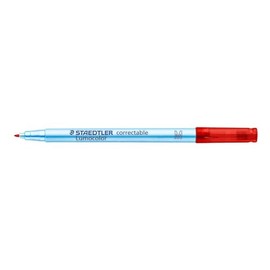Staedtler Lumocolor Correct M Foil Pen Red