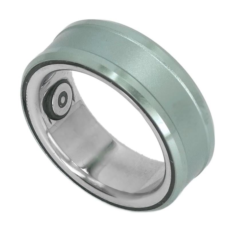 Smart Ring Waterproof Lightweight Ti Alloy Stainless Steel Skin Friendly