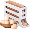 BEITEMAT 30 Eggs Egg Holder for Fridge,4 Tiers Egg Holder,Auto