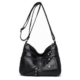 ModaZeal Soft PU Leather Crossbody Bag for Women Lightweight Shoulder Bag Multi Pockets Handbag Cross Body Messenger Bags with Adjustable Shoulder Strap