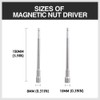 5x 8mm / 10mm Magnetic Power Nut Setter Driver Bit
