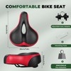 TONBUX Memory Foam Bike Seat Cushion for Men & Women