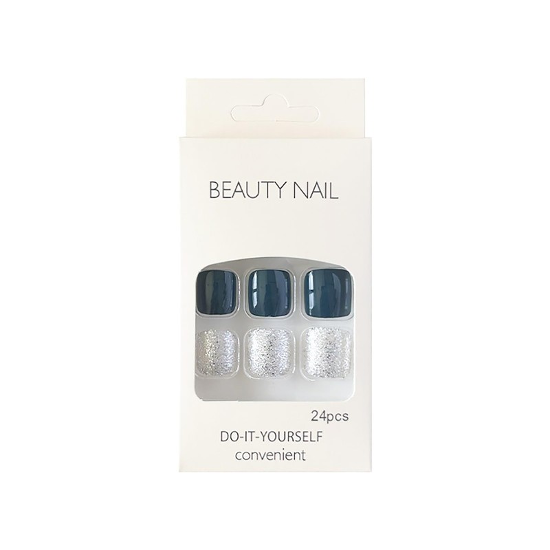 Nail Tips, 24 Pieces, Thumb Nail Seal, Foot False Nails,