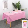 1 Pack Plastic Tablecloths Disposable Table Covers 54 inch x108