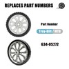Sutmorly 7 inch Front Wheel Assembly for Most Walk-Behind Mowers,