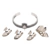 Guitar Pick Set with Alloy Bracelet Stainless Steel Finger Thumb
