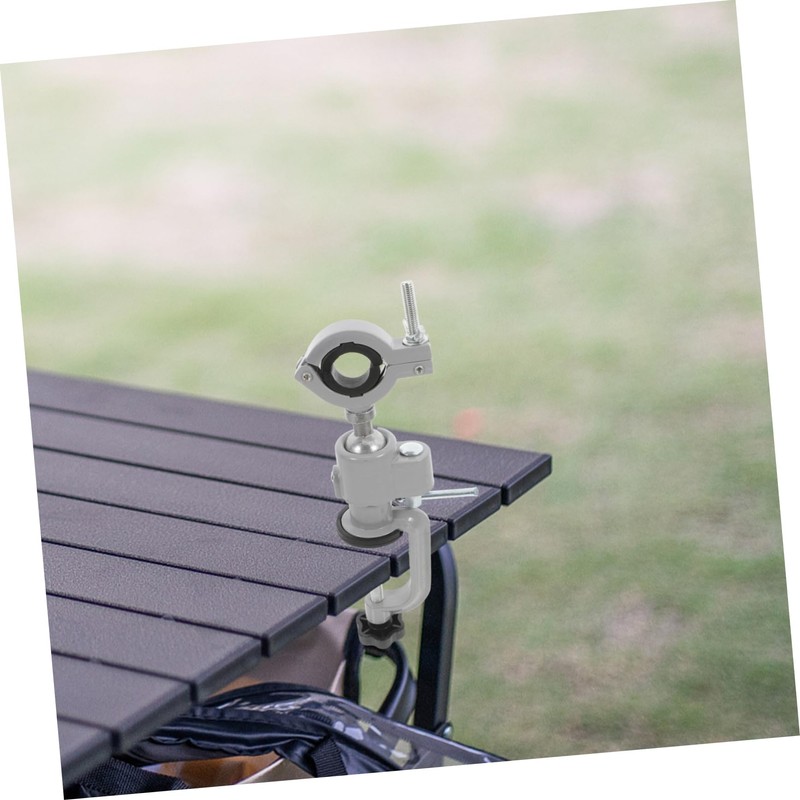 LALAFINA Aluminum Rotating Electric Drill Stand Holder Versatile Bench Vise