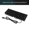 Mechanical Keyboard 61 Keys RGB Backlight Ultra Thin Portable Wired