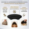 20Pares Almohadillas de Talón para Zapatos,Talón Autoadhesivas(beige+Negro)