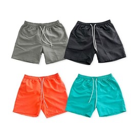 Unisex Couple Summer Board Shorts & Swimwear Bottoms - Lowest Price [This Pick] GS002571 Summer Shorts Fluorescent Orange L