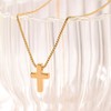 GUOKE Cross Necklace for Women, Gold Cross Necklace 14K Gold