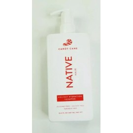 Native Candy Cane Holiday Hydration Shampoo Paraben Silicone Sulfate Free 16.5