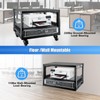 6U Open Frame Server Rack with Wheels Free Standing Network