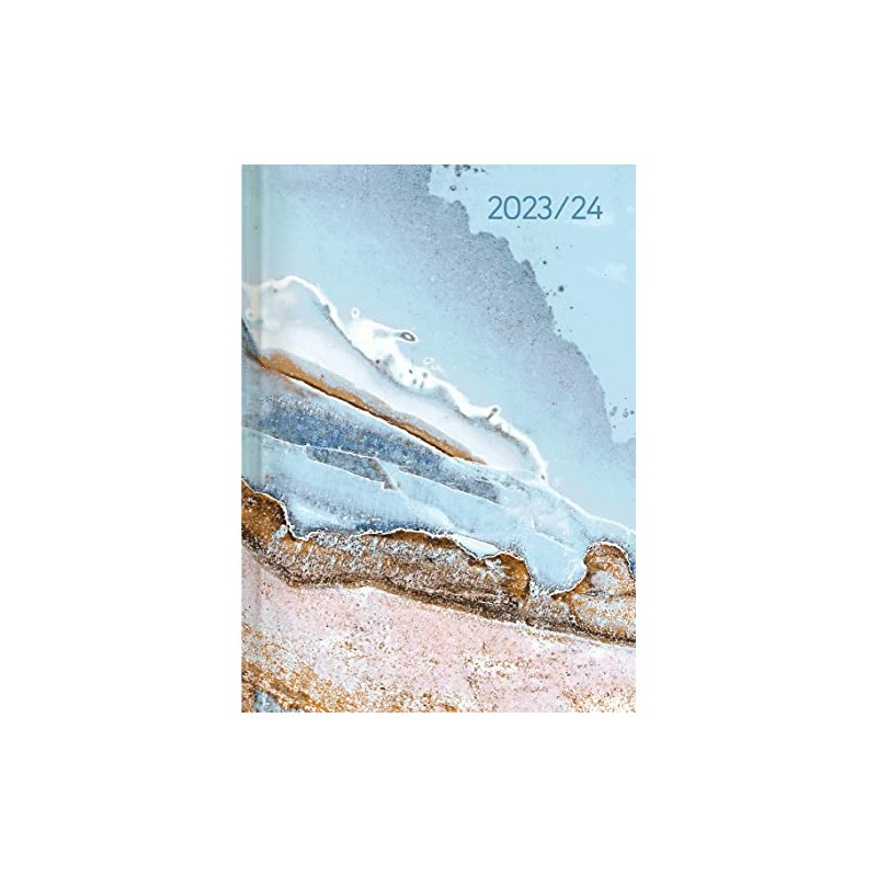 Campustimer Blue Marble - A5 Semester Planner - Student Calendar