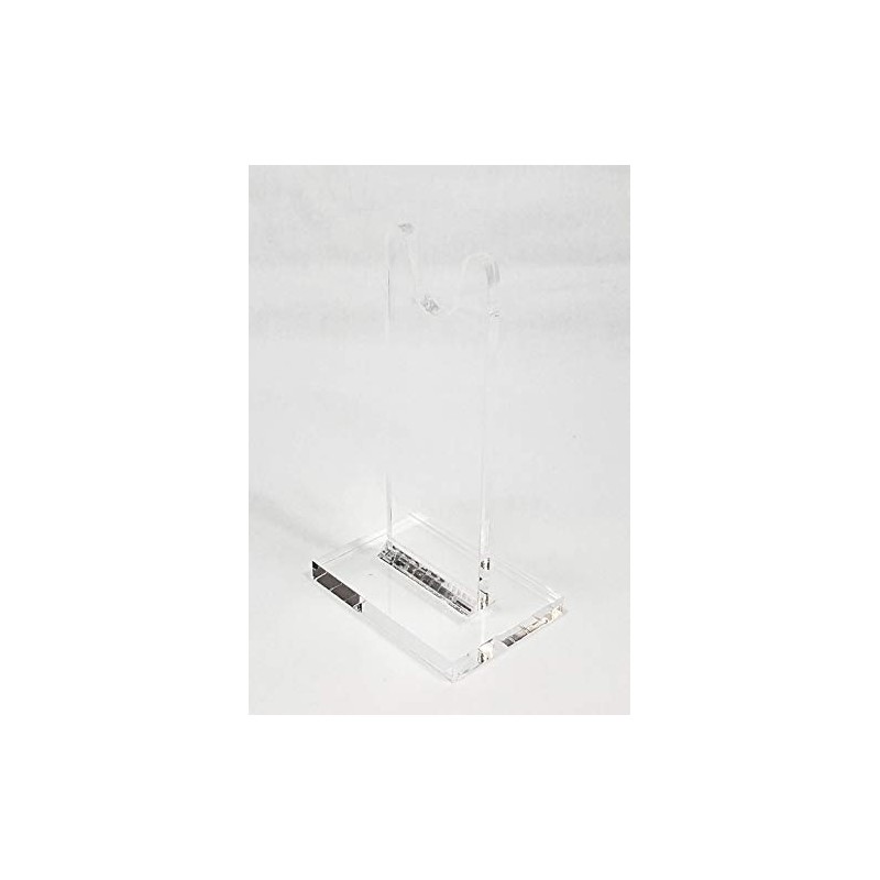 Clearco Single Clear Acrylic Sword Stand,Individual Units for displaying Angled