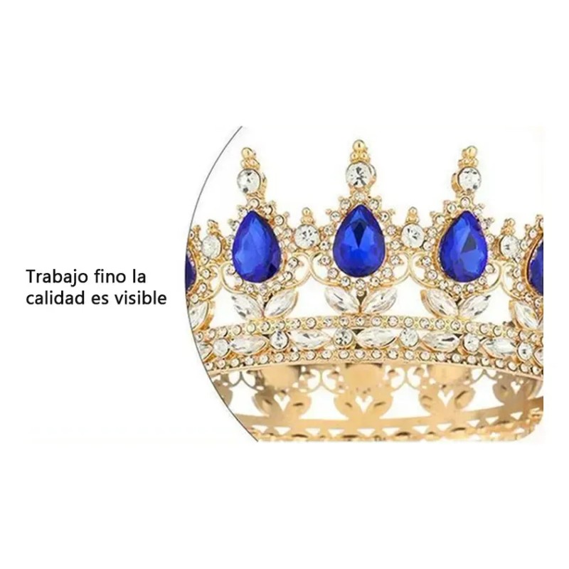 Corona De Cristal De La Reina Brillo Espléndido De Princesa