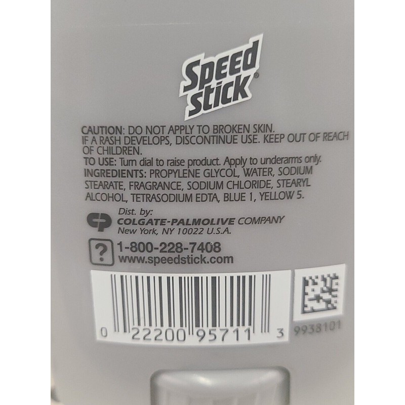 SpeedSStick 4 Packs SPEED STICK Power of Nature Avalanche Deodorant