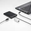 Sanwa Supply NT-18CUHBK USB Numeric Keypad (with Type-C Connector and
