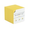 SlickyNotes Glue Free Static Cling Sticky Notes - Reusable Double-Sided