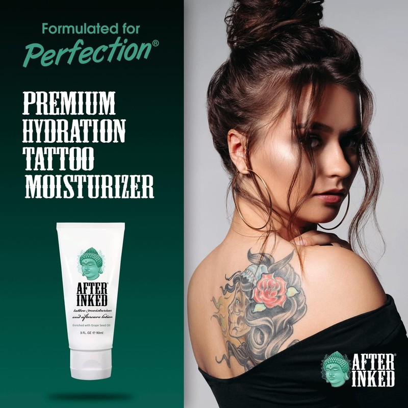 After Inked Tattoo Moisturizer & Aftercare Lotion 3oz Tube