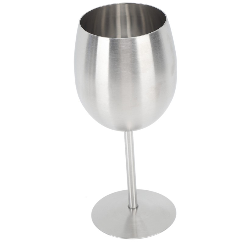 Stainless Steel Stem Wine Glasses Durable 304 Stainless Steel Wine