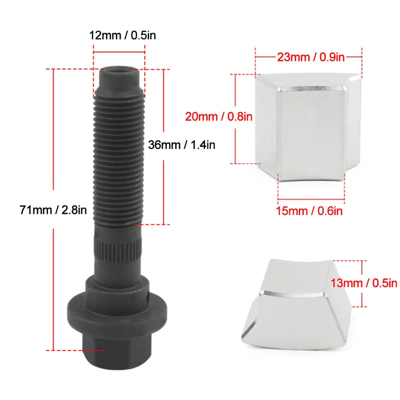 Cam Phaser Lock Out Kit Mounting Bolt Eliminates Ticking Noise