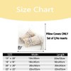 Entua Snow Leopard Cheetah Fur Lumbar Throw Pillows Covers 12"x20"