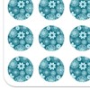 Geometric Flower Pattern Planner Calendar Scrapbooking Crafting Stickers