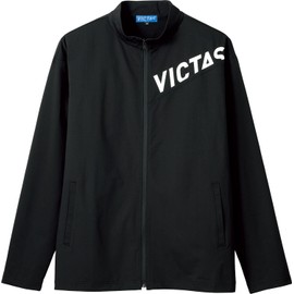 Victas V-NJJ307 Table Tennis Training Wear, Jersey, Unisex, Black (1000), L 542301