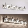 PRESDE Modern Bathroom Vanity Light Fixtures Over Mirror 5 Lights