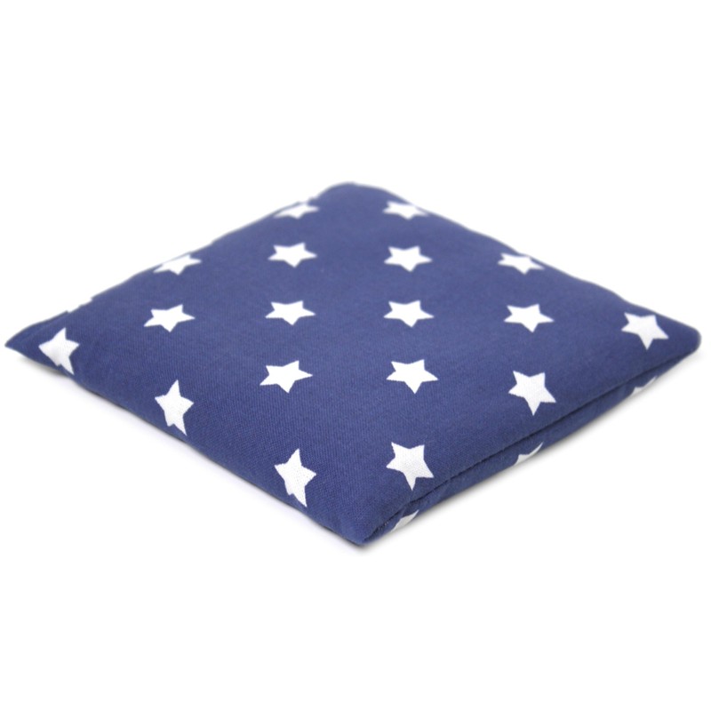 Rapeseed Cushion 12 x 12 cm Stars Blue - Heat