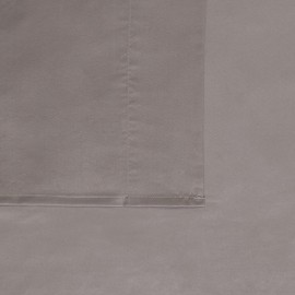 London Fog – Garment Wash Solid King 6 Piece Sheet and Pillowcase Set – Soft Microfiber Fabric – Grey