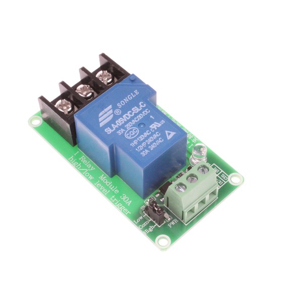NOYITO 30A 1-Channel Relay Module High Low Level Trigger with Optocoupler Isolation Load DC 30V AC 250V 30A for PLC Automation Equipment Control Industrial Control (1-Channel 5V)
