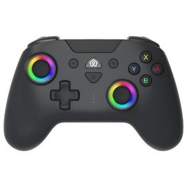 Subsonic – Wireless Controller für Switch und Switch Oled – Bluetooth drahtloser Controller mit LED, Vibration und 6-Achsen-Gyro - Schwarz - Estándar. Edition