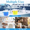 Akamino 10 PCS Plastic Measuring Jugs, 1 Litre Clear Plastic