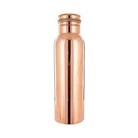 DakshCraft Aura Copper Water Bottle,1 L(Brown)