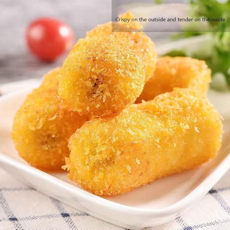 Bread Crumbs 7.05oz/200g,yellow bread crumbs plain for Breading, Frying, Baking